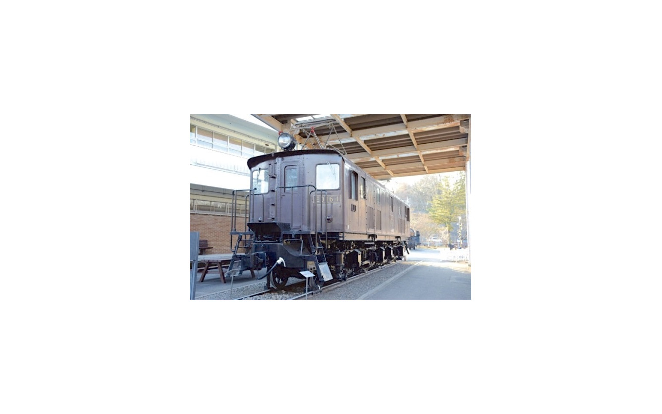 青梅鉄道公園で展示されているED16型電気機関車