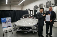 テュフ、ヤナセクラシックカーセンターに輸入車初の「レストア車両適合証明書」 画像