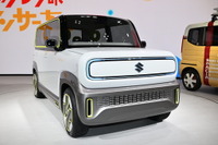 未来の「ハスラーEV」なのか？ ポップな内外装が楽しいスズキの軽EV『eWX』…ジャパンモビリティショー2023 画像