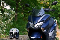 【スズキ バーグマンストリート125EX 試乗】125ccスクーター3兄弟で「最もラグジュアリー」である理由…伊丹孝弘 画像