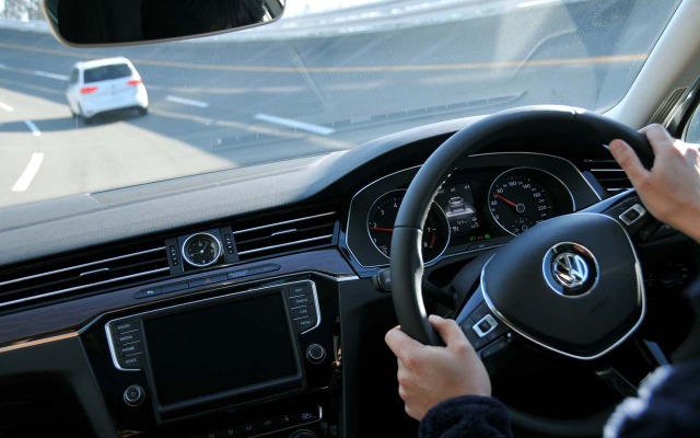 VWの最先端安全技術を自ら体験できる絶好の機会となった