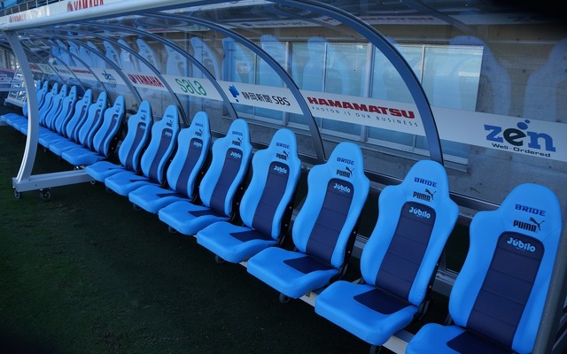 ヤマハスタジアムに納入した選手用シート