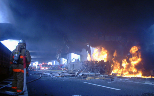 2008年8月に発生したタンクローリー火災事故