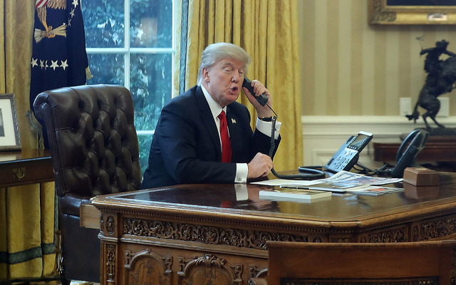 トランプ大統領　(c) Getty Images