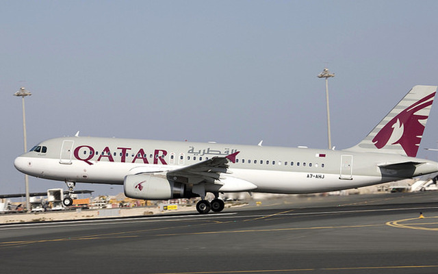 カタール航空の「エアバスA320」