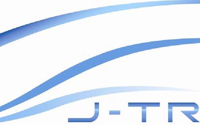 J-TRECが4月1日から導入する社章。三つの「S」をモチーフとしたものに略称をあしらった。