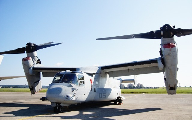 今年の横田基地ではVMM-262 フライングタイガースの機体が公開された。