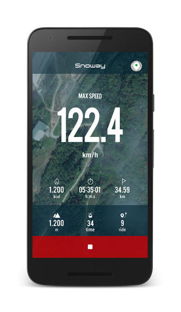 雪山で滑走距離やスピードを記録できるアプリ『Snoway-スキー＆スノーボード滑走記録』