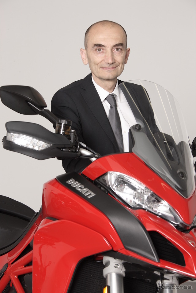 Claudio Domenicali, Ducati CEO とムルティストラーダ1200