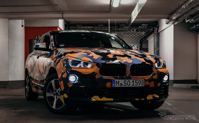 BMW X2 の開発プロトタイプ車両