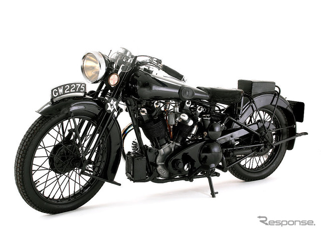 アラビアのロレンスこと、トーマス・エドワード・ロレンスが所有したブラフスーペリアSS100（1932年）。英ナショナル・モーター・ミュージアム蔵