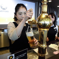 サッポロビール千葉工場・黒ラベルツアー。工場見学のあとの一杯