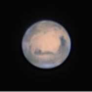むりかぶし望遠鏡で捉えた「火星」