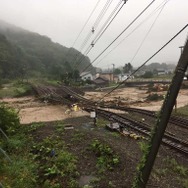 根室本線は橋りょうの流失など大きな被害が複数発生しており、再開のめどは立ってない。写真は新得駅構内の下新得川橋りょう。