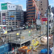 銀座線渋谷駅工事（11月5日、報道見学会）