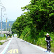 レンタサイクルで江田島の道を走る