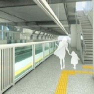 奥津軽駅ホームのイメージ。