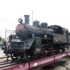 蒸気機関車を並べて展示する「SL大集合」も行われる。写真はC12形。
