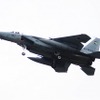 F-15は小松基地（石川県）から参加。この他、F-2が松島基地（宮城県）から参加予定だったが、現地の天候理由でキャンセルに。