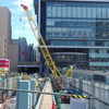 銀座線渋谷駅工事（11月5日、報道見学会）。右前方はヒカリエ。