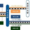 『リバティけごん』『リバティきぬ』『リバティ会津』の運行区間。浅草～下今市間は2本の列車をつないだ併結運転を行う。