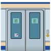 電車のドアのれん