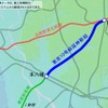 東京10号線延伸新線の予定ルート。現在の北総鉄道北総線とともに千葉ニュータウンのアクセス鉄道として整備する構想だったが、膨大な事業費や北総線との競合などが懸念されていた。
