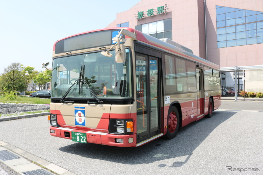 近江鉄道の「赤電バス」