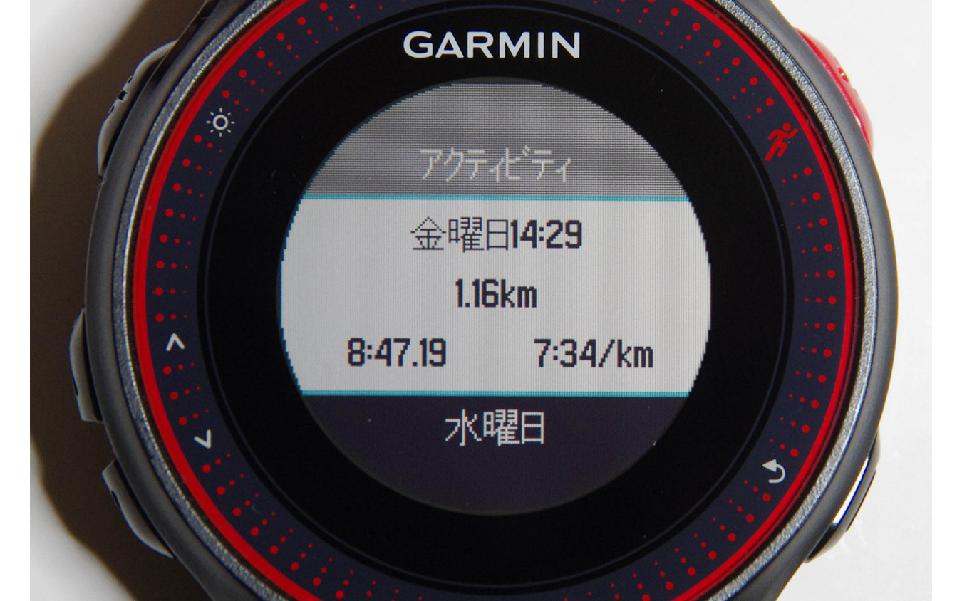 GARMIN ForeAthlete 225J インプレ後編】ヘルスケア機能統合で