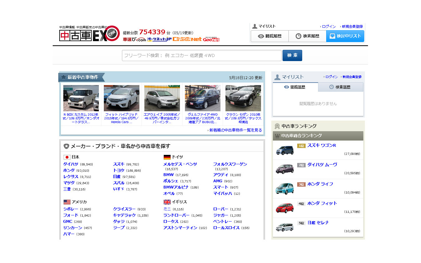 Goo Net アグリゲーションサイト 中古車exに全中古車情報を提供 レスポンス Response Jp Goo Net アグリゲーションサイト 中古車exに全中古車情報を提供 レスポンス Response Jp