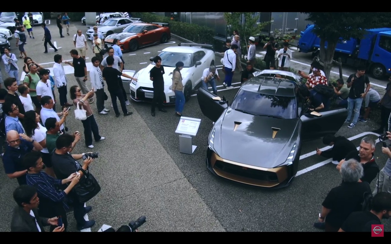 Nissan GT-R50 by Italdesign debuts in Tokyo(日産自動車公式Youtubeより)