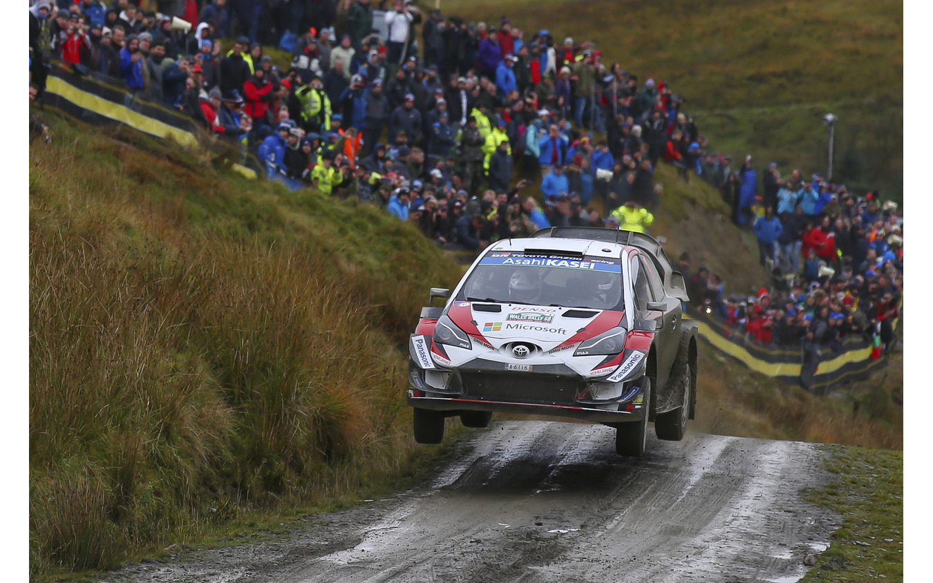 2018年のWRC(写真は英国戦)。
