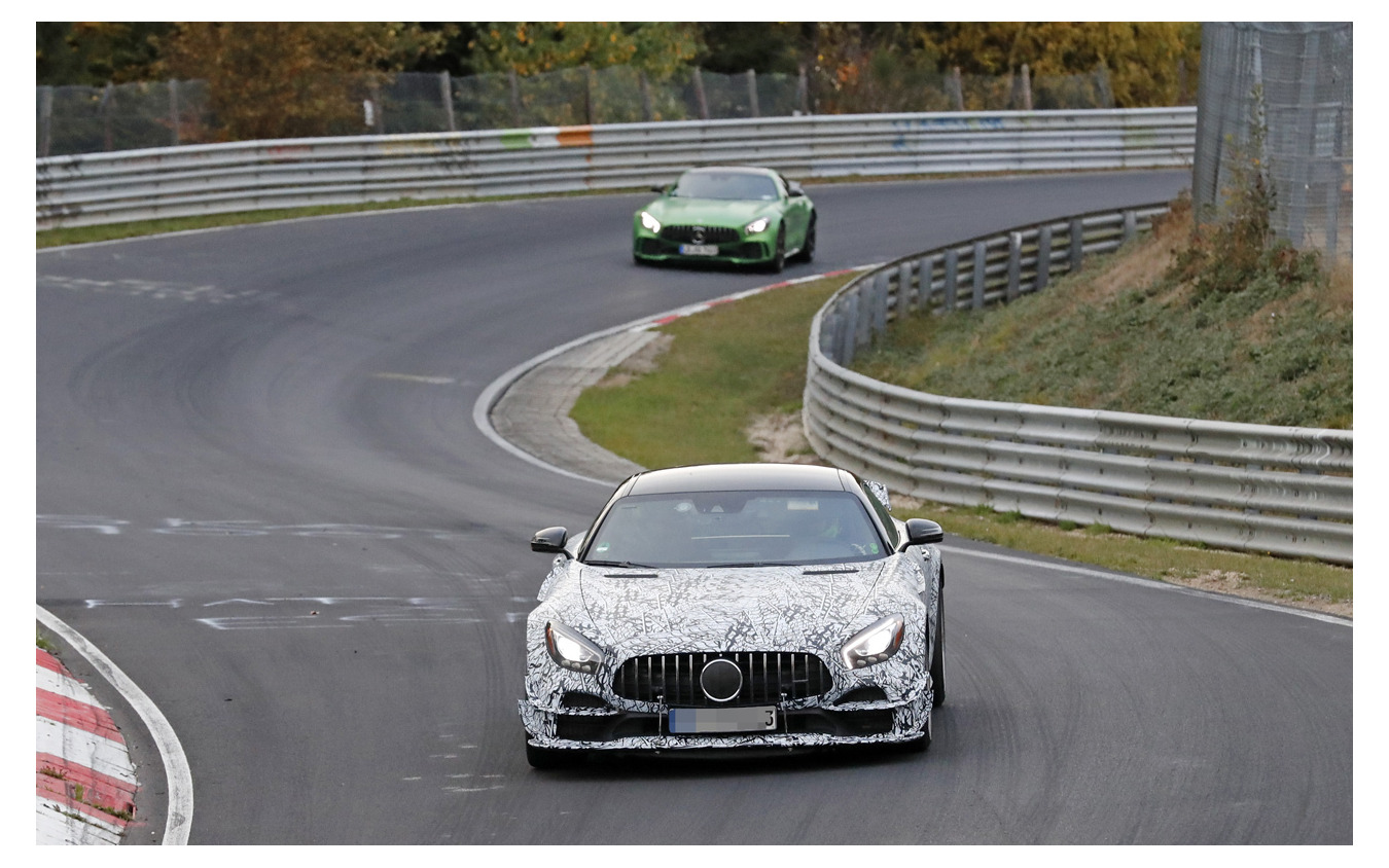 メルセデスAMG GT R CS スクープ写真