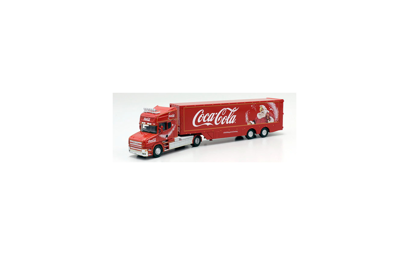 OXFORD 1/76scale Coca Cola T Cab Box Trailer