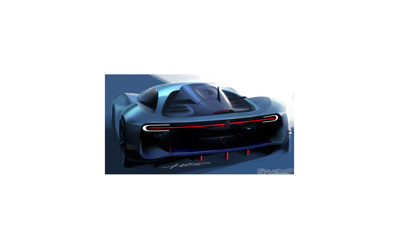 ブガッティ ハイパーカー Type 100, 予想CG スクープ
