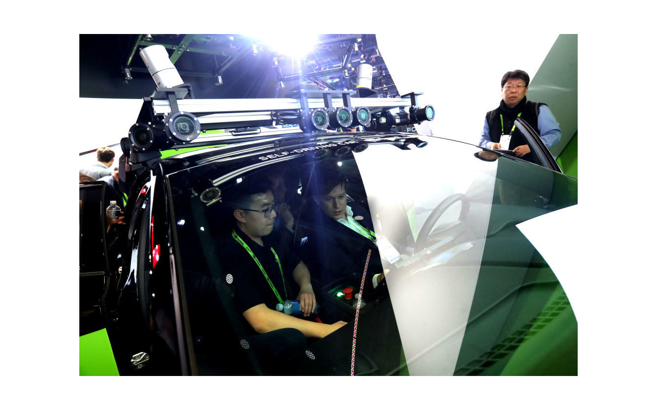 エヌビディア(CES 2019) (c) Getty Images