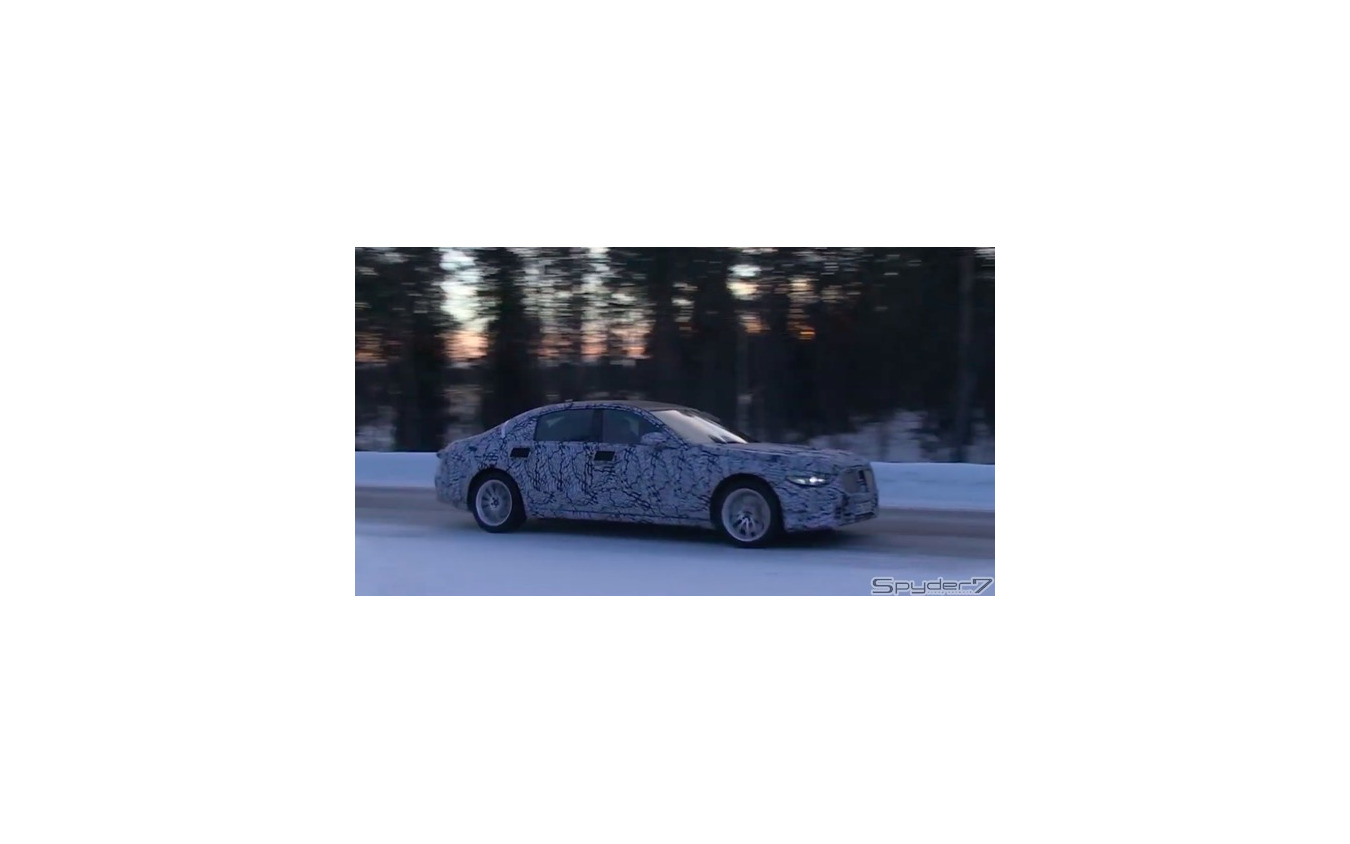 メルセデスベンツ Sクラス 次期型 スクープ動画