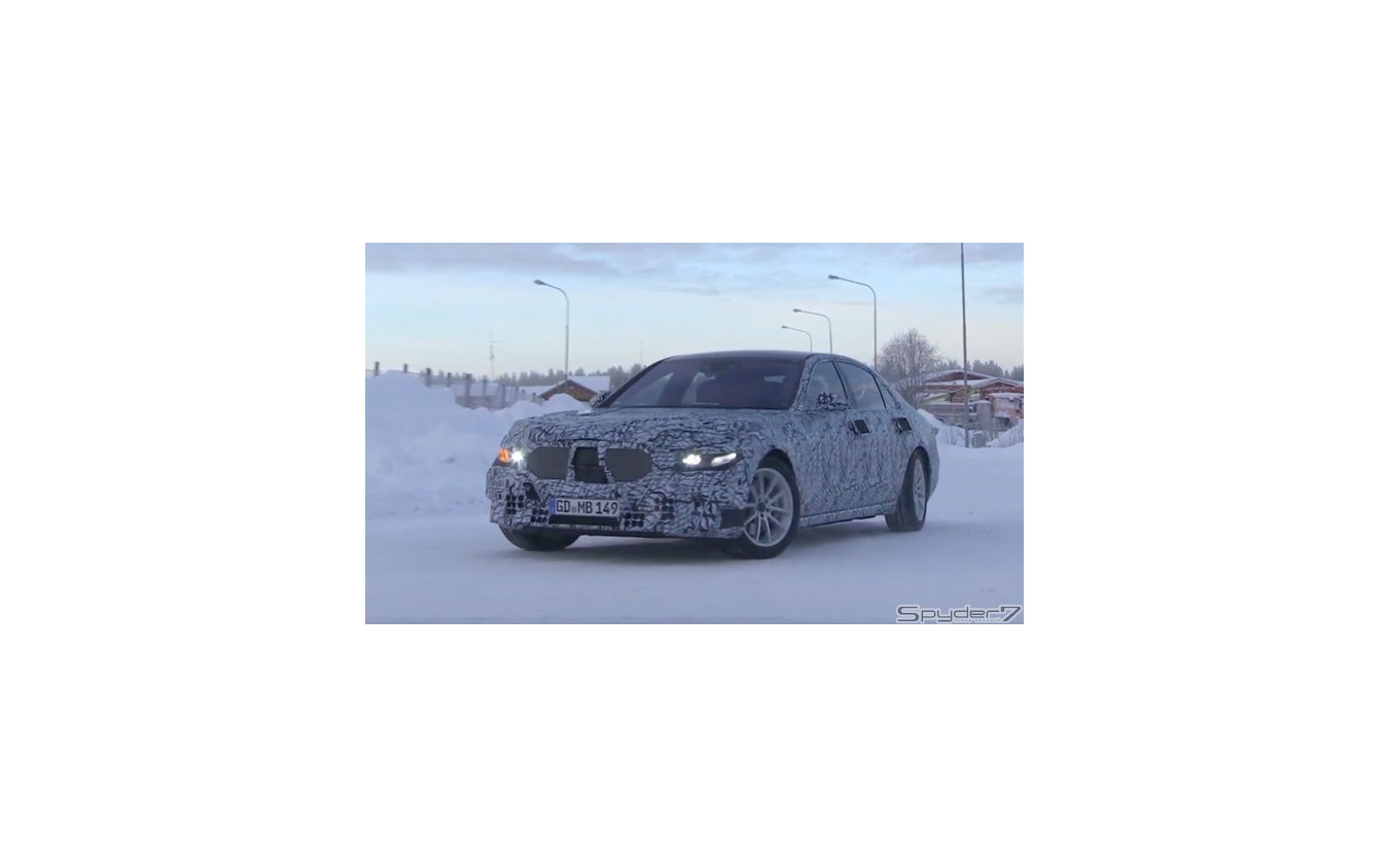 メルセデスベンツ Sクラス 次期型 スクープ動画