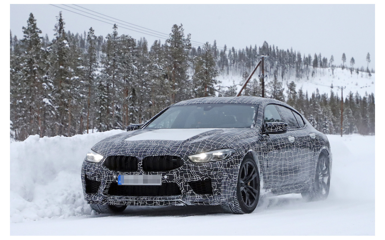 BMW M8 グランクーペ スクープ写真