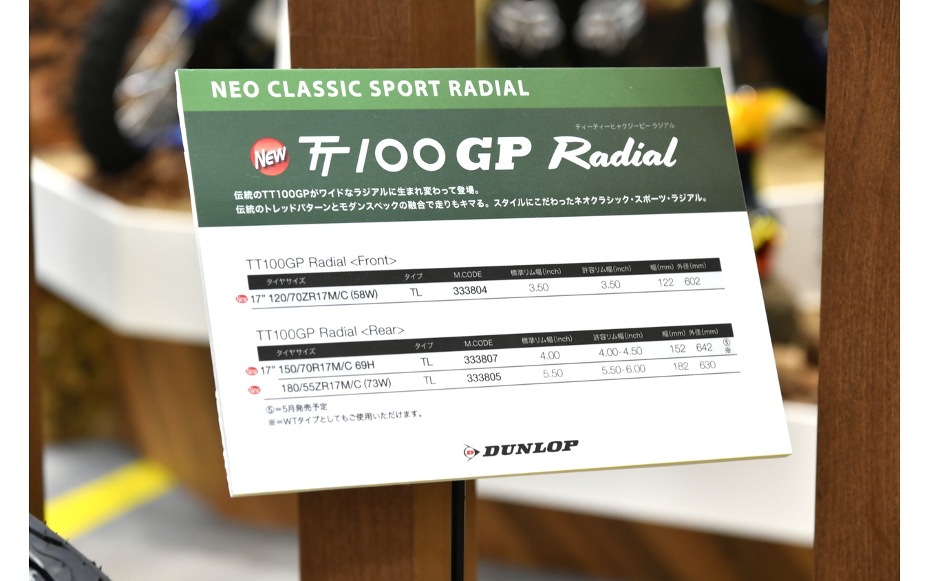 ダンロップブース(東京モーターサイクルショー2019)