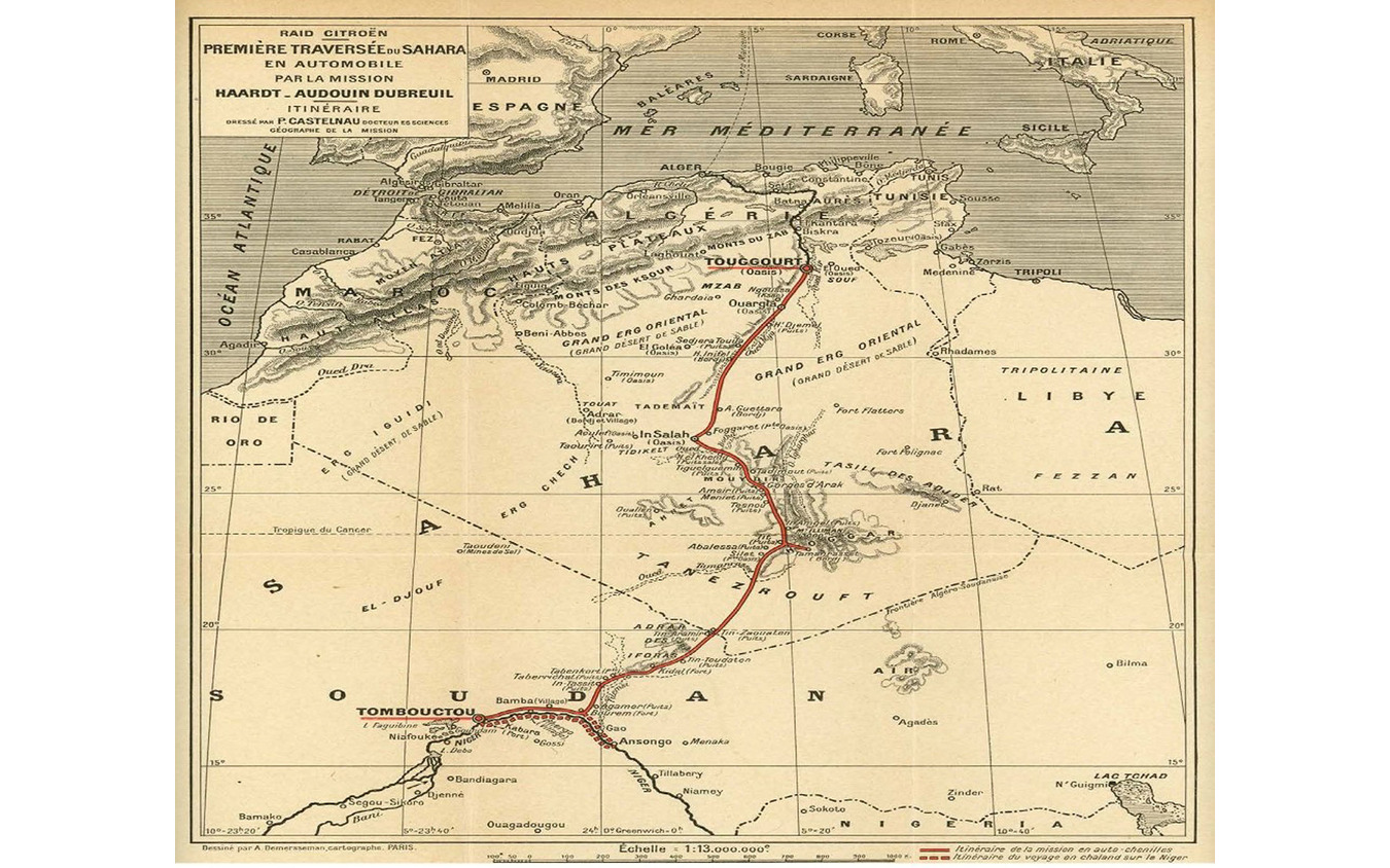 1922～23年のサハラ横断