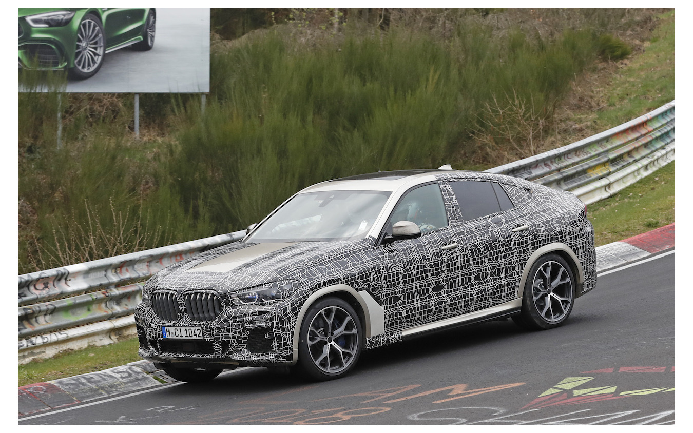 BMW X6 新型プロトタイプ(スクープ写真)