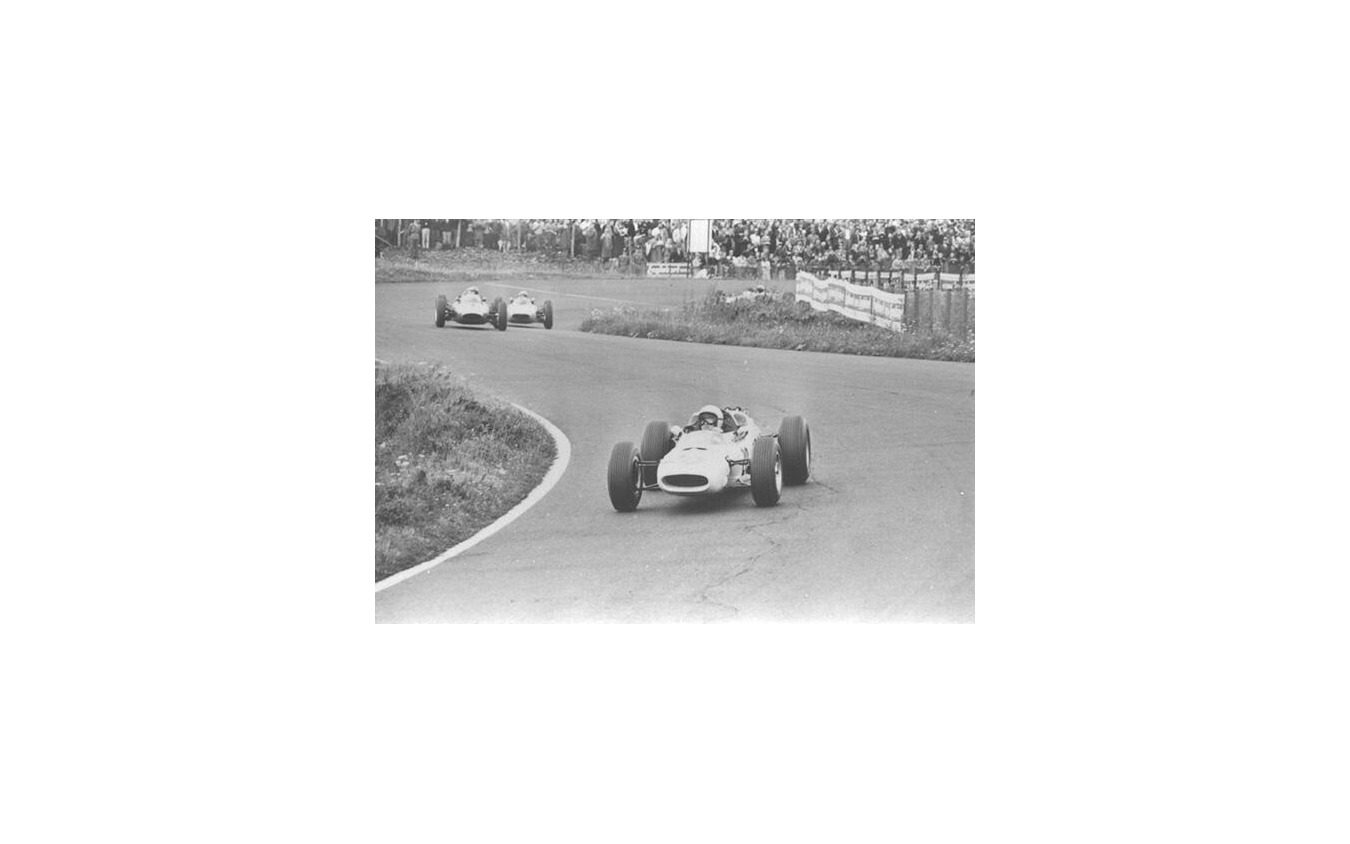 1964年ドイツGP、RA271とロニー・バックナム選手