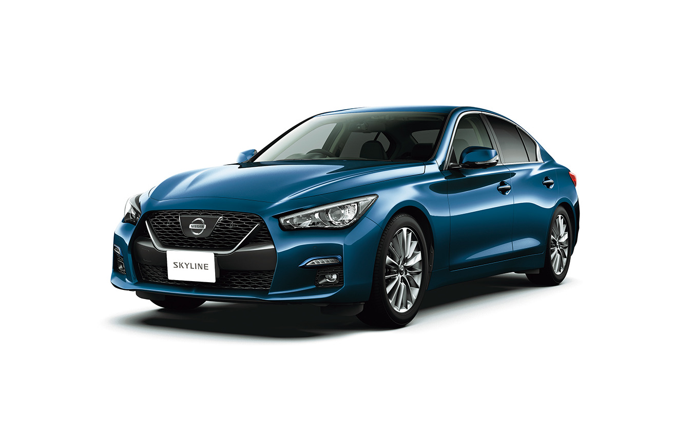 日産 スカイライン GT タイプP(V6ターボ・オーロラフレアブルーパール)