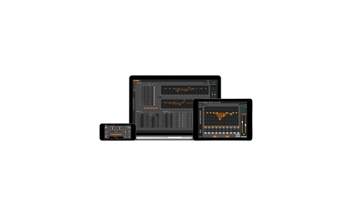 JLオーディオ・VX600/6iのサウンドチューニングアプリの設定画面。
