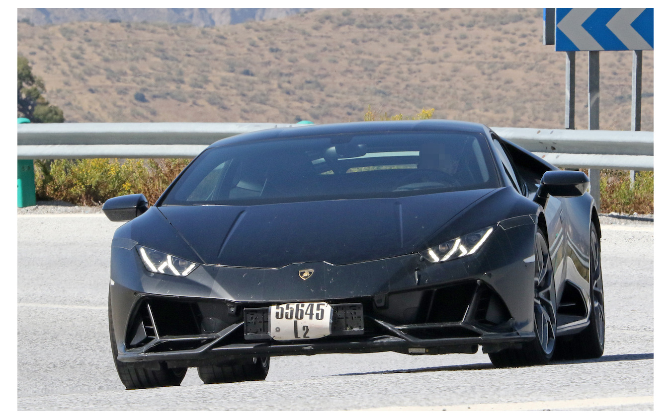 ランボルギーニ ウラカンEVO ペルフォルマンテ開発車両（スクープ写真）