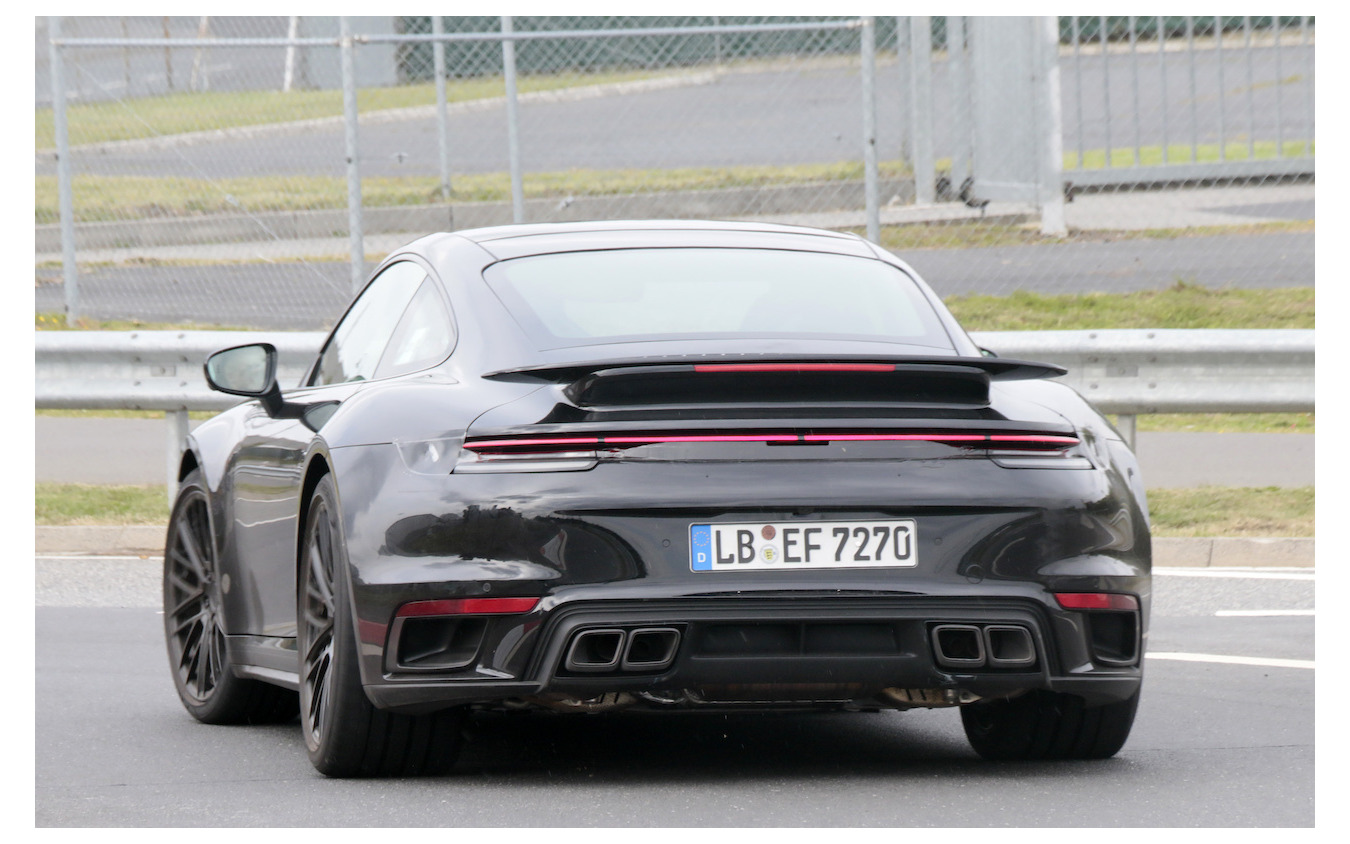 ポルシェ 911ターボ S 開発車両（スクープ 写真）