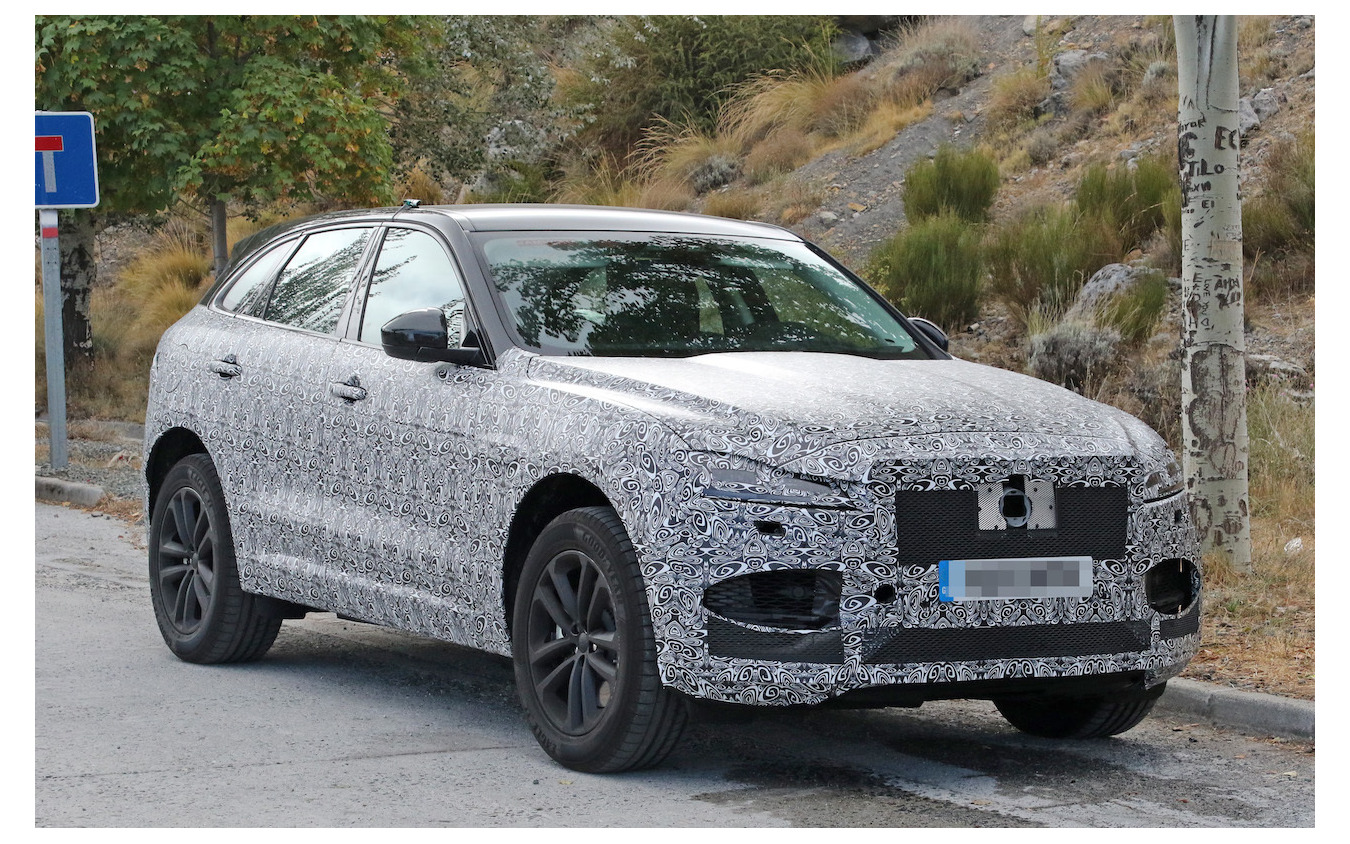 ジャガー F-PACE 改良新型プロトタイプ スクープ写真