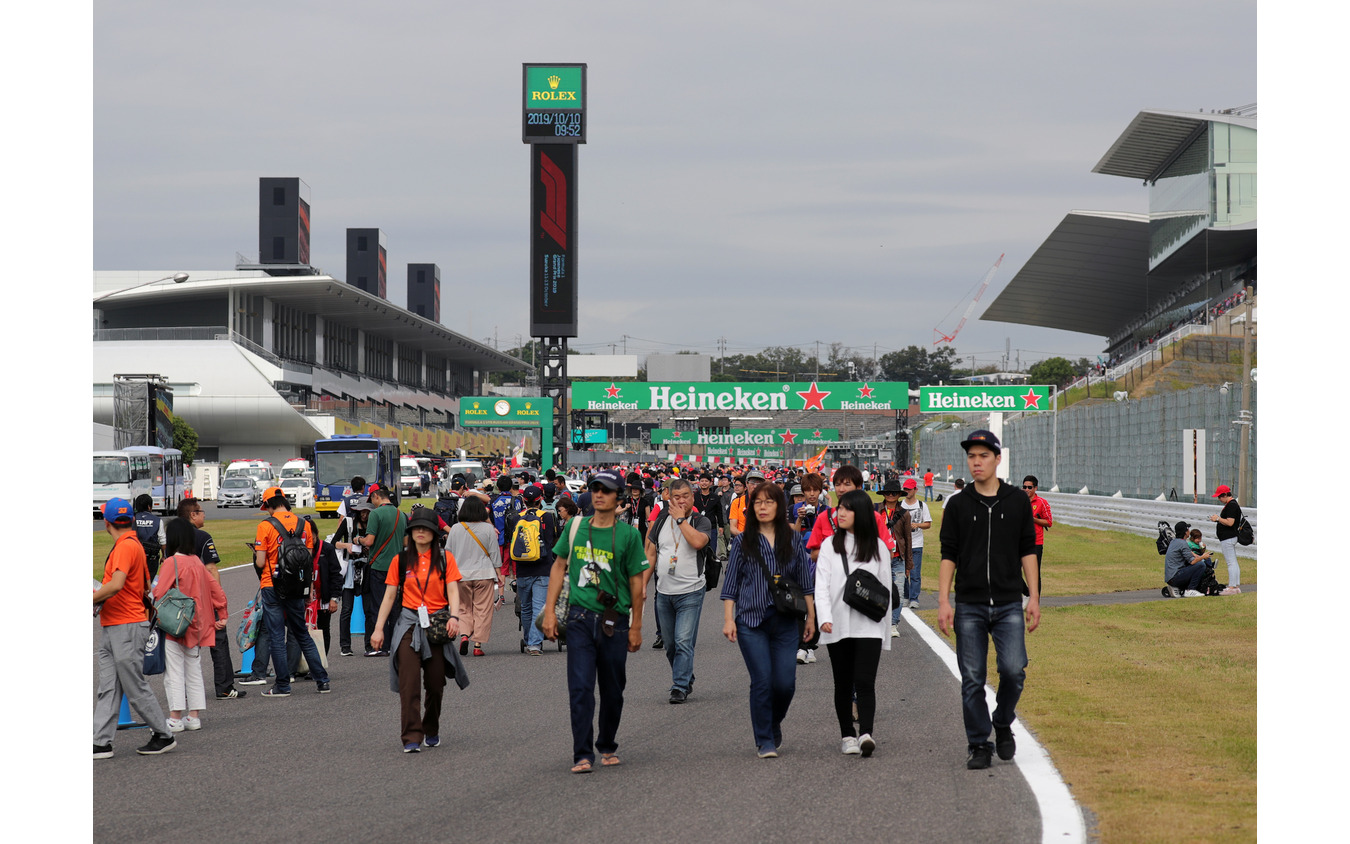 2019年F1日本GP、木曜実施イベントの模様。