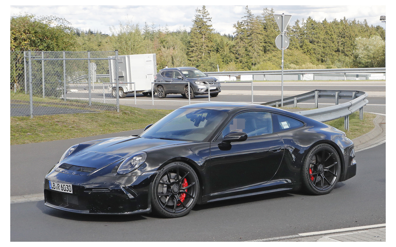 ポルシェ 911 GT3ツーリング 開発車両（スクープ写真）